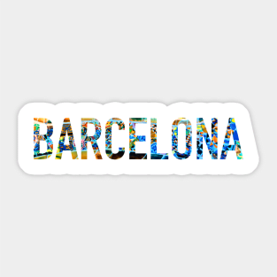 Barcelona Park Guell Sticker